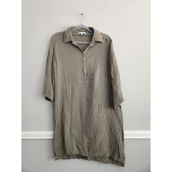 Michael Stars Cecily Shirt Dress | Size S - Picture 2 of 7